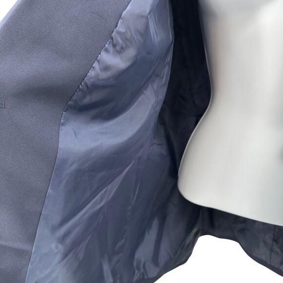 Tahari Arthur S. Levine Blazer Jacket Women's 16 Navy Blue MAM652 Professional - Picture 7 of 12